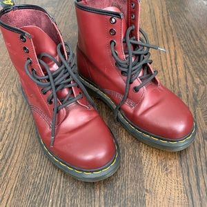 Red Airwair 1460 Dr. Martens Size US 6